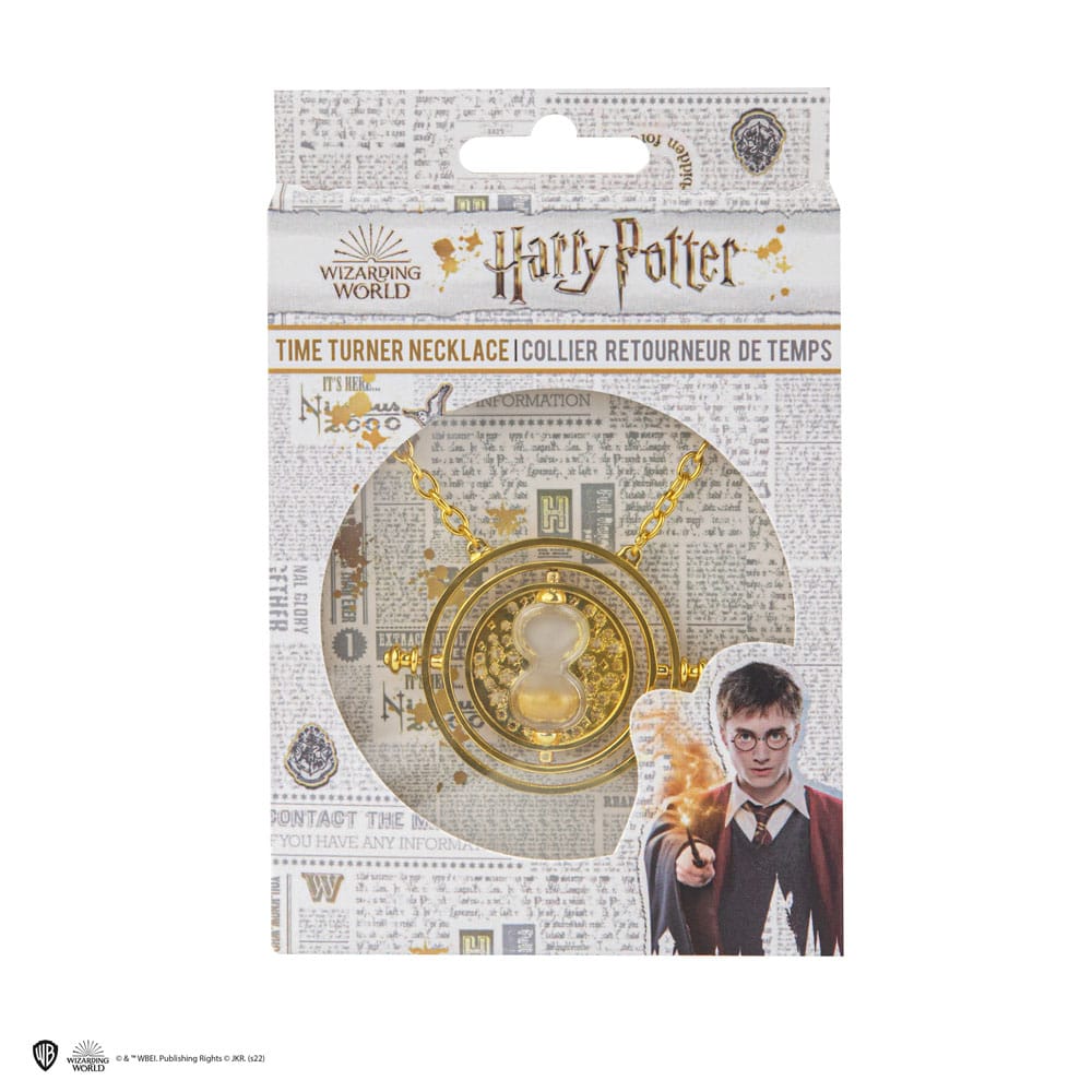 Harry Potter Halskette & Anhänger Zeitumkehrer mit Geschenbox