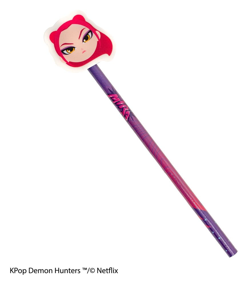 KPop Demon Hunters Bleistift & Radiergummi Serie 1 Display (30)