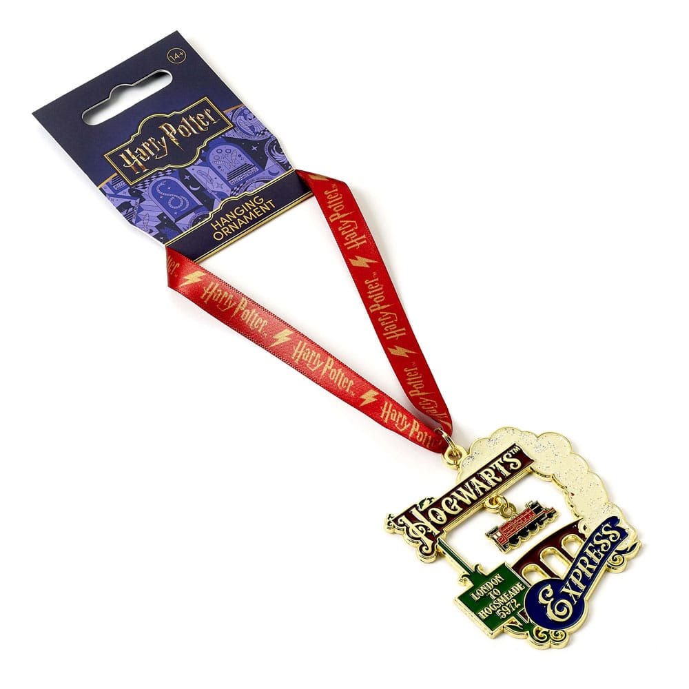 Harry Potter Christbaumschmuck Hogwarts Express (Goldfarben)