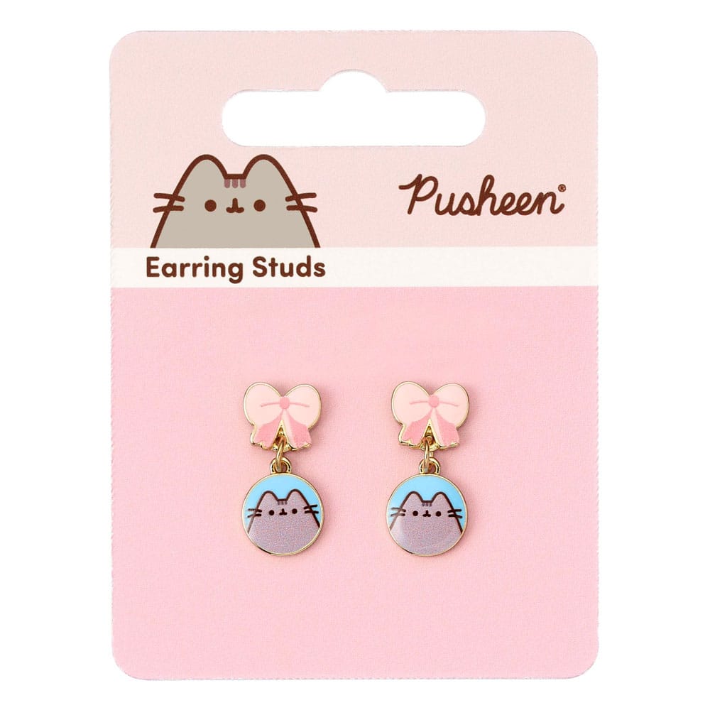Pusheen Drop Ohrringe Pink Bows