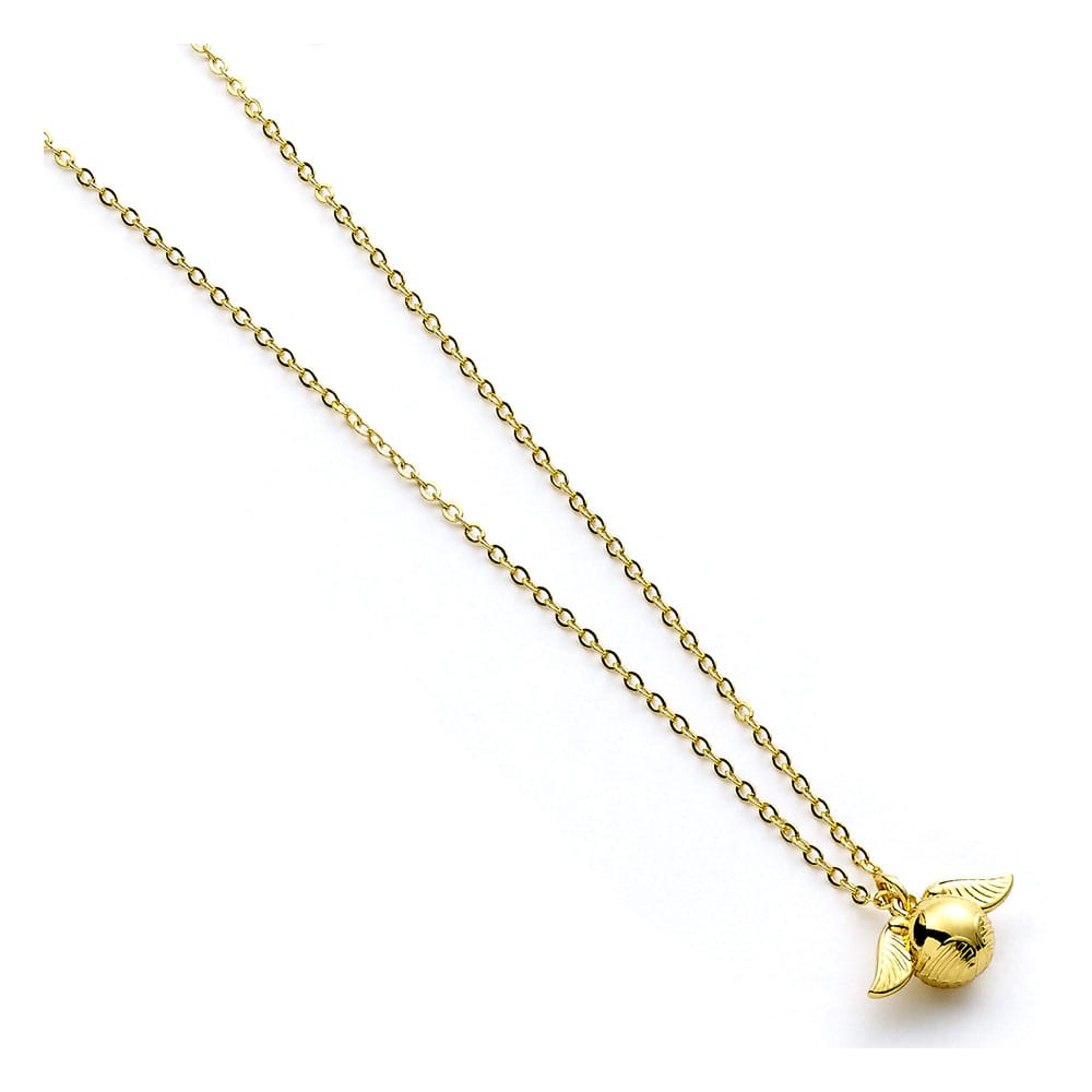 Harry Potter Halskette Golden Snitch Anhänger (Goldfarben)