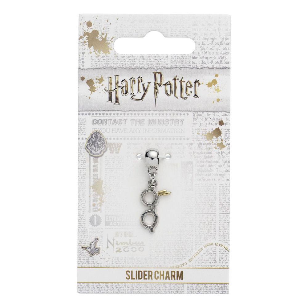 Harry Potter Anhänger Blitz mit Brille (versilbert)