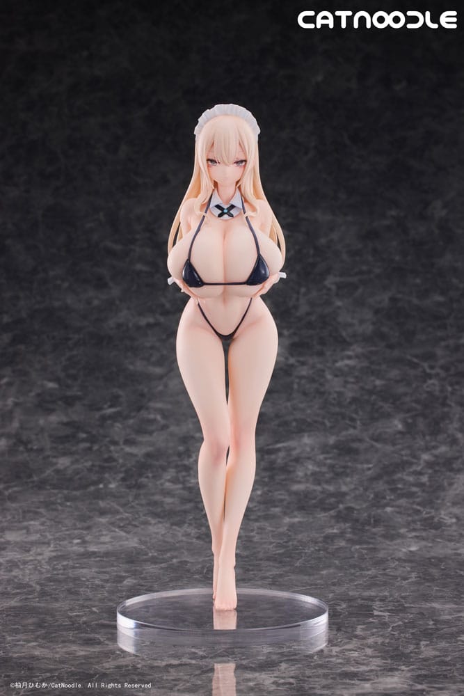 Original Character PVC Statue 1/6 Dosukebe Bikini wo Kitekureru Juujun na Maid-san Illustration by Himuka Yuzuki 27 cm