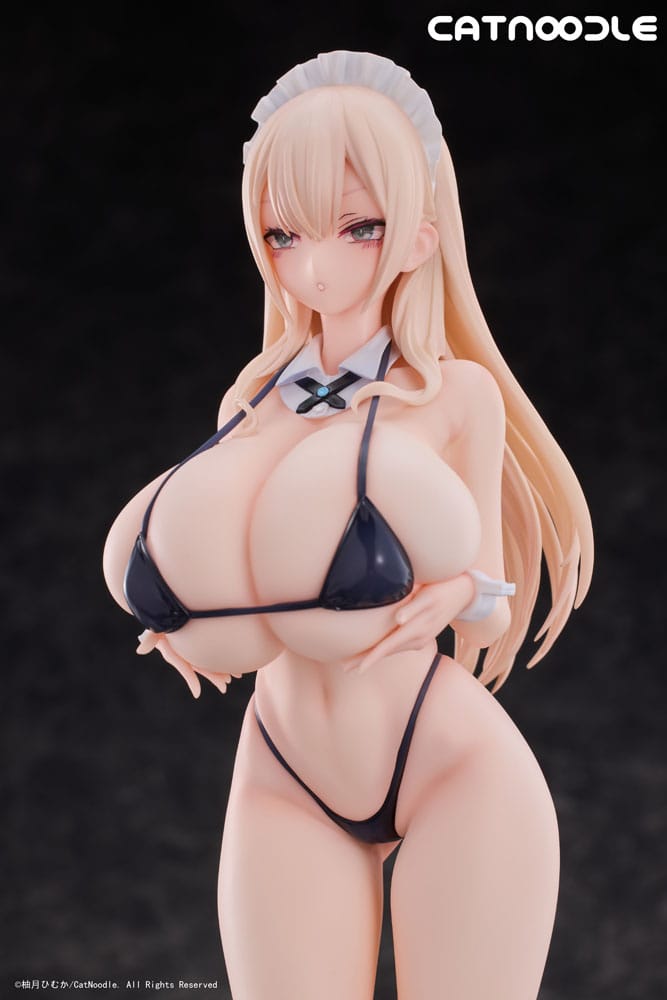 Original Character PVC Statue 1/6 Dosukebe Bikini wo Kitekureru Juujun na Maid-san Illustration by Himuka Yuzuki 27 cm