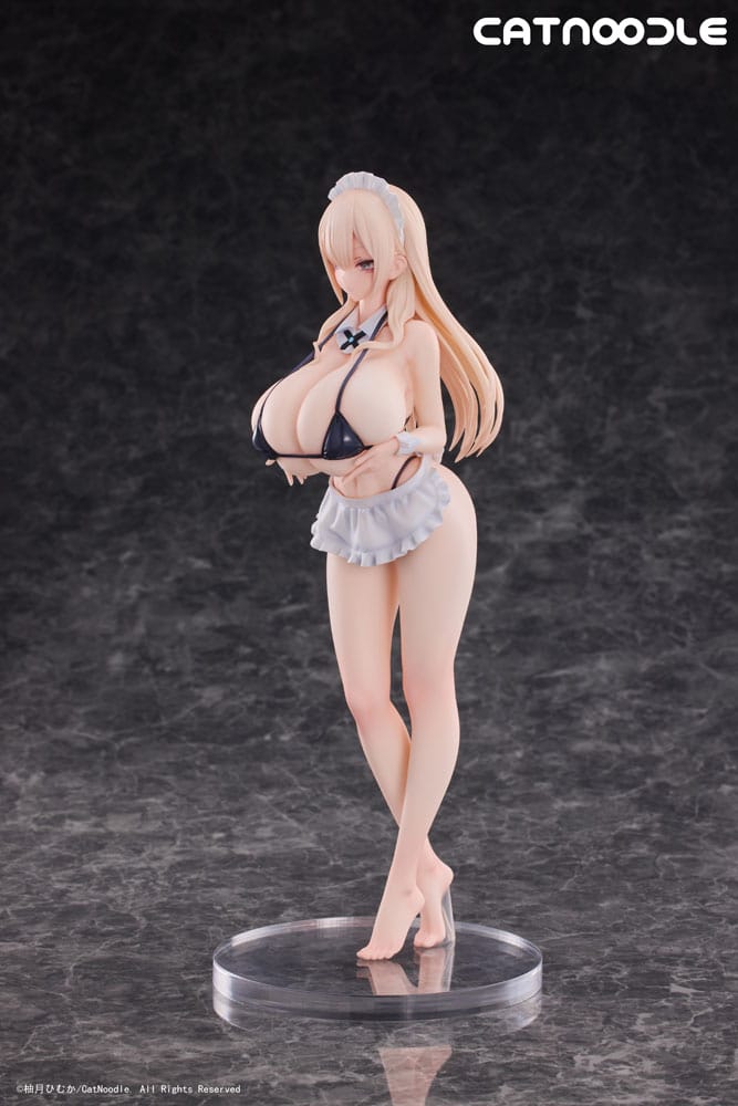 Original Character PVC Statue 1/6 Dosukebe Bikini wo Kitekureru Juujun na Maid-san Illustration by Himuka Yuzuki 27 cm