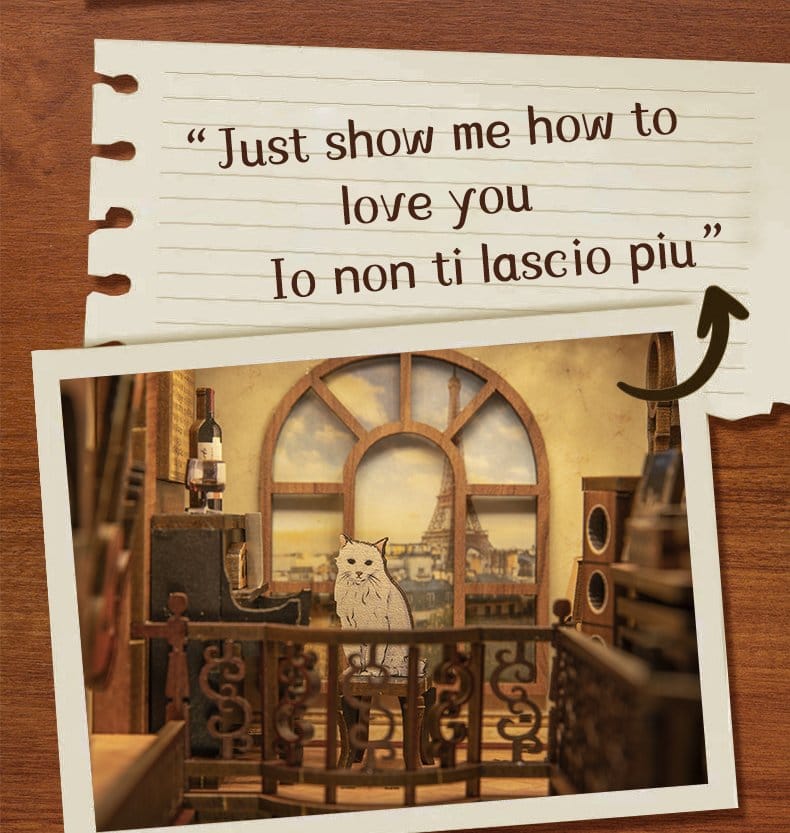 Book Nook The Secret Rhythm 23 x 11 cm