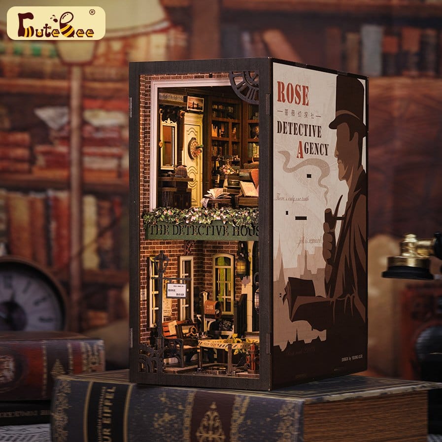 Book Nook Rose Detective Agency 23 x 11 cm