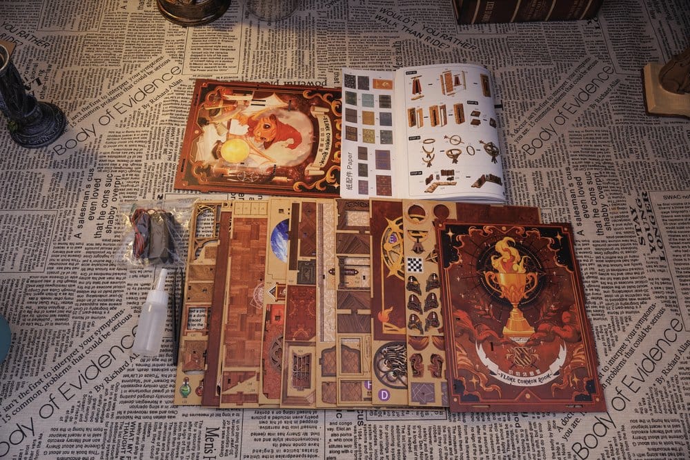 Book Nook Flame Common Room 23 x 11 cm