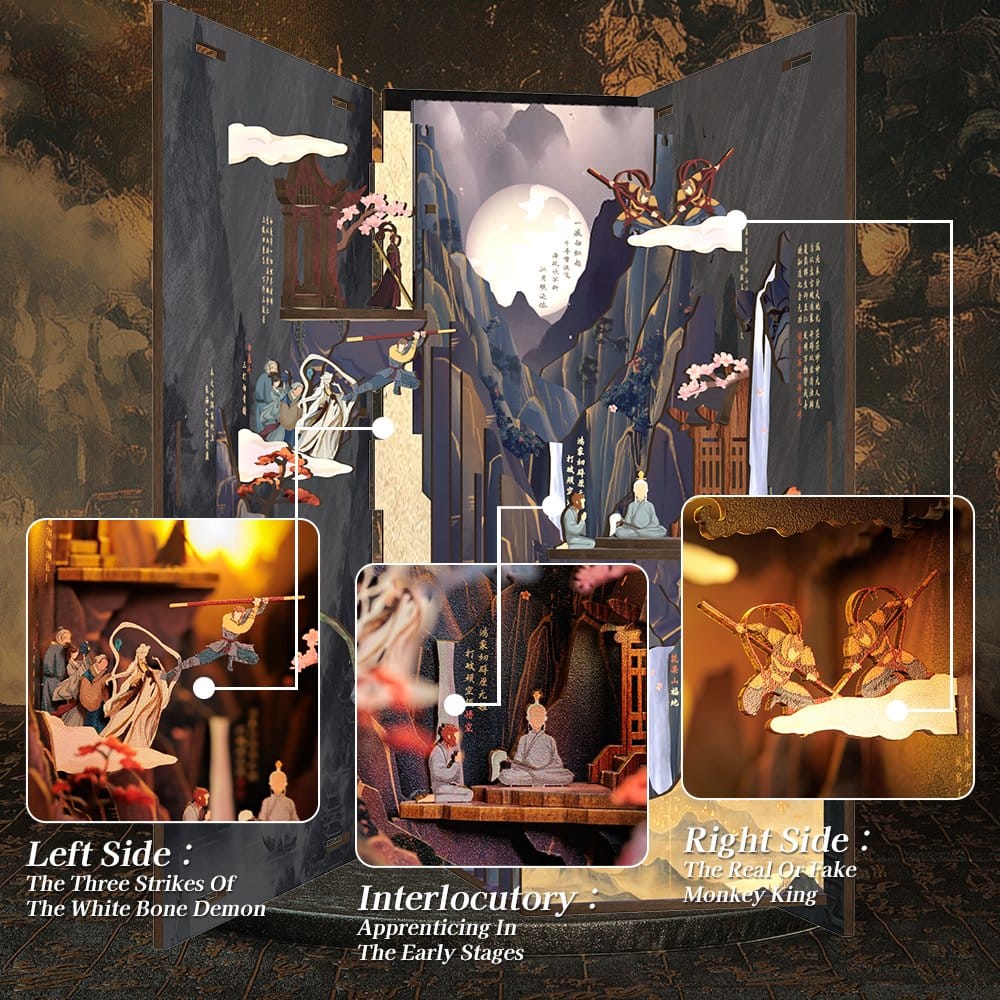 Book Nook The Legend of Wukong 22 x 8 cm