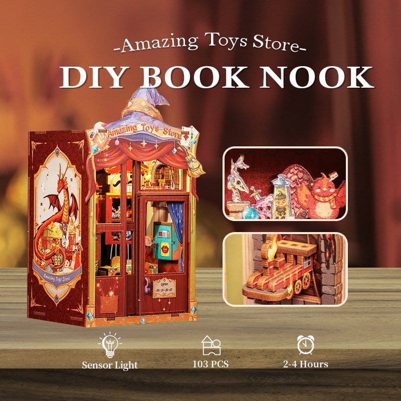 Book Nook Amazing Toy Store 17 x 12 cm