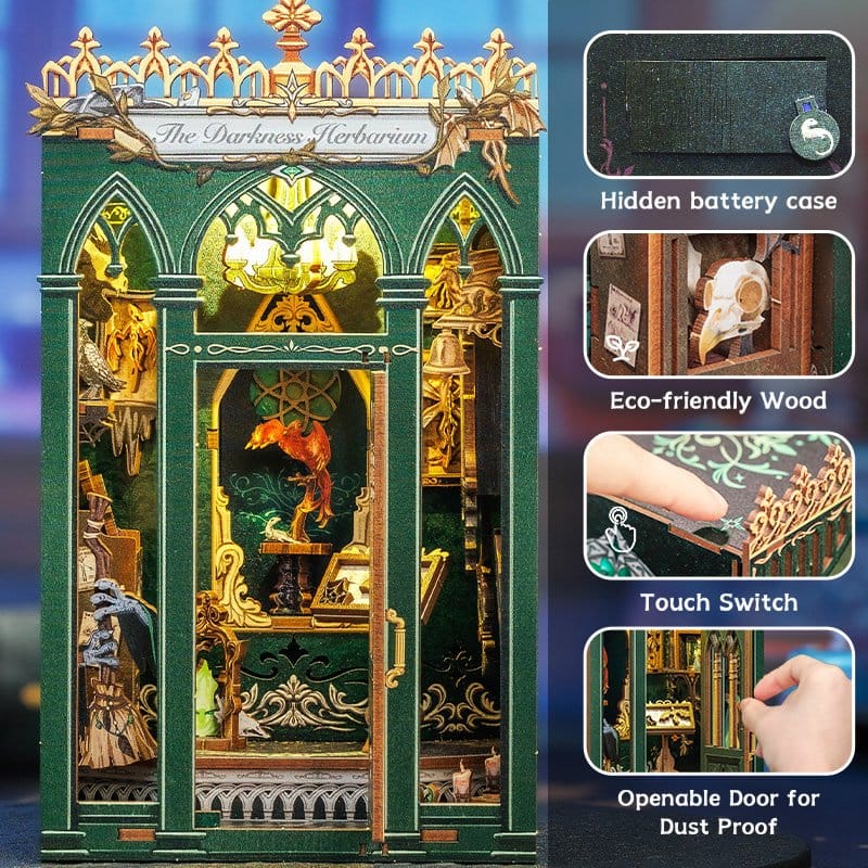 Book Nook The Darkness Herbarium 17 x 12 cm