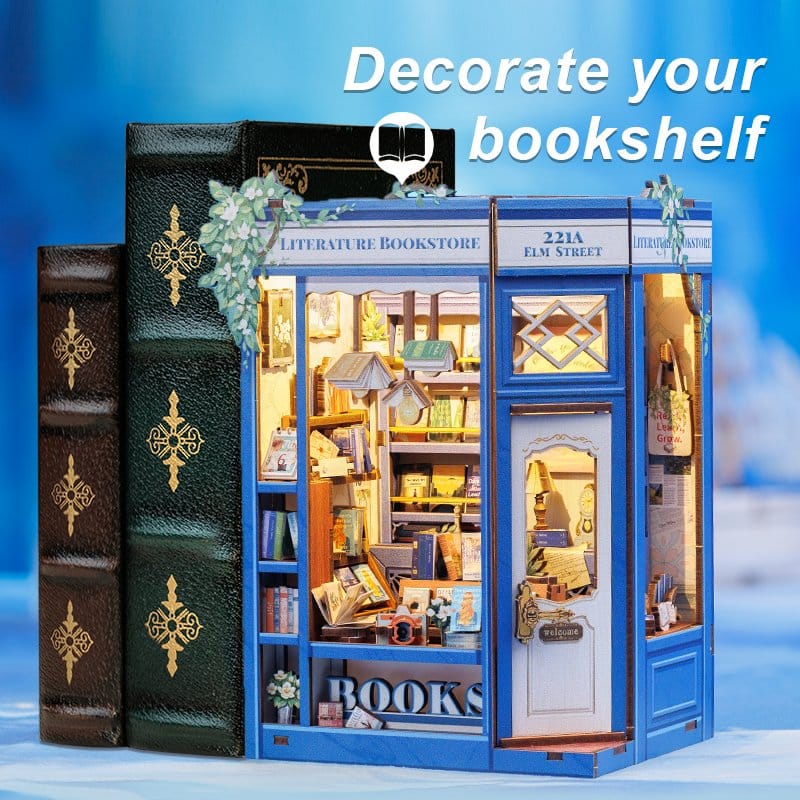 Book Nook Literature Bookstore 17 x 12 cm