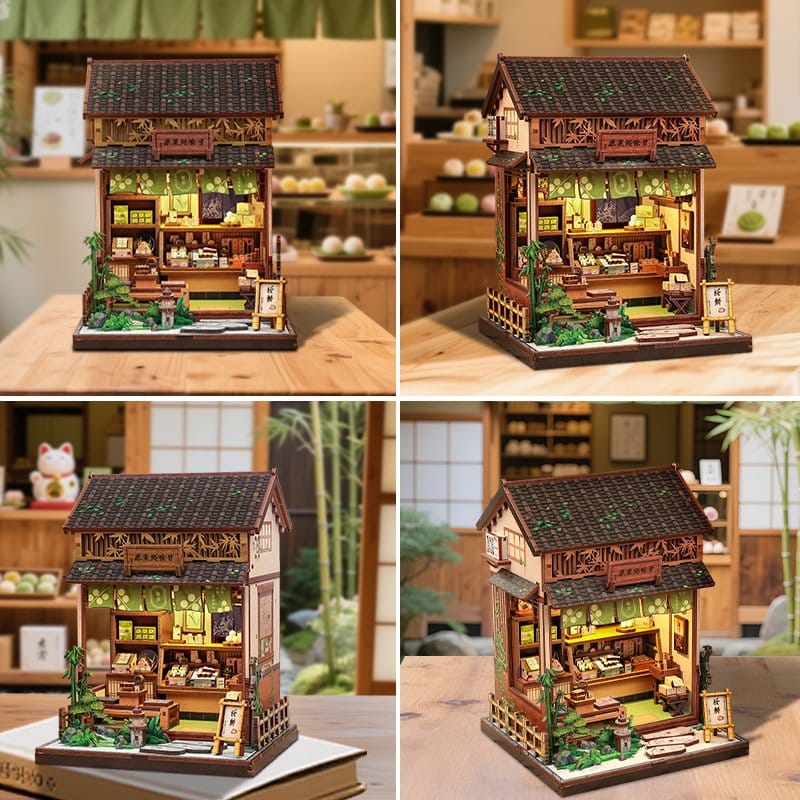 Miniature House Model Kit Kanmi-dokoro Kurihara 19 x 15 cm