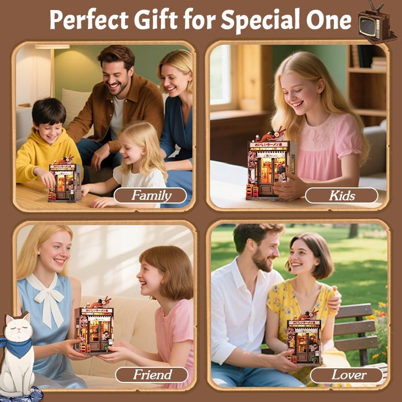 Miniature House Model Kit Oishii Kyoto 22 x 13 cm