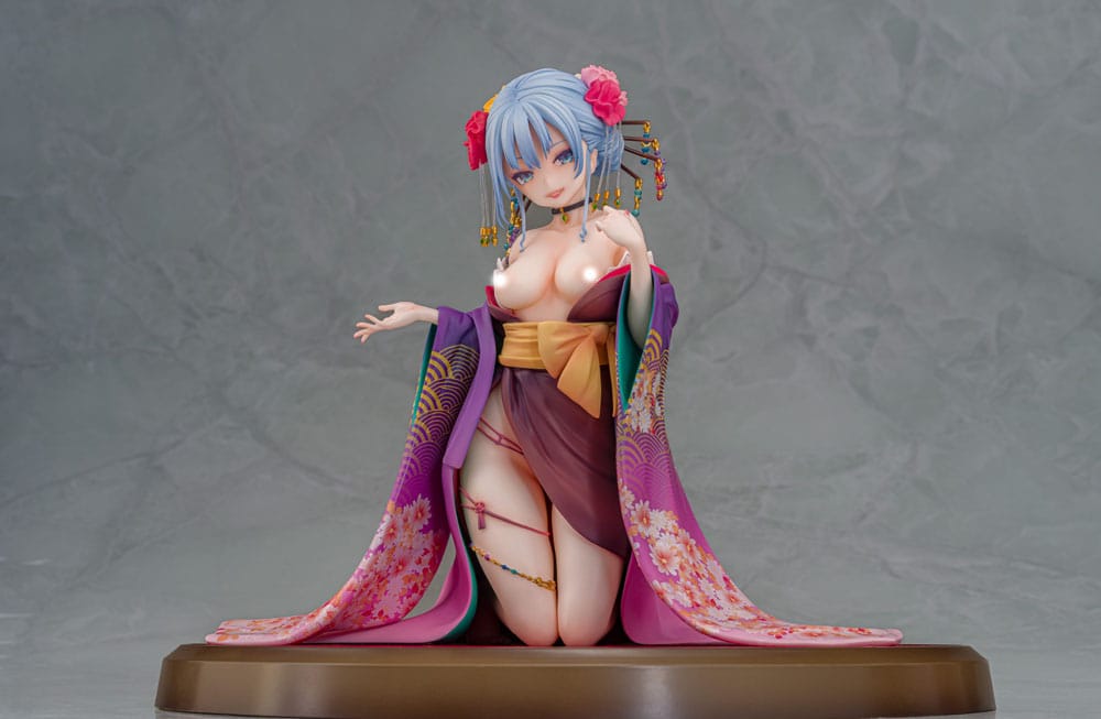 Original Character Statue 1/7 Shujuu Ecstasy Shion Oiran Ver. 15 cm