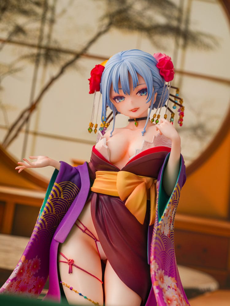 Original Character Statue 1/7 Shujuu Ecstasy Shion Oiran Ver. 15 cm