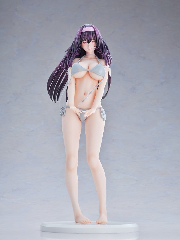Original Model Statue 1/5 Tomoe Sakura Swimsuit Black Hair Ver. Illustration by Toshi Tsutakaze 32 cm