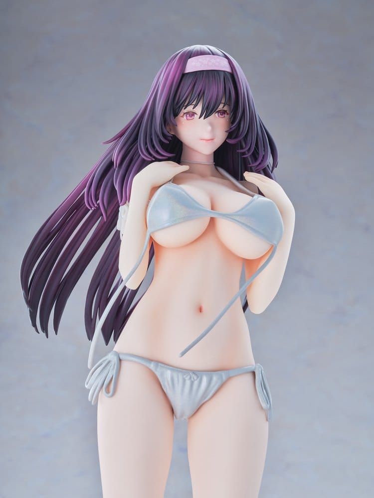 Original Model Statue 1/5 Tomoe Sakura Swimsuit Black Hair Ver. Illustration by Toshi Tsutakaze 32 cm