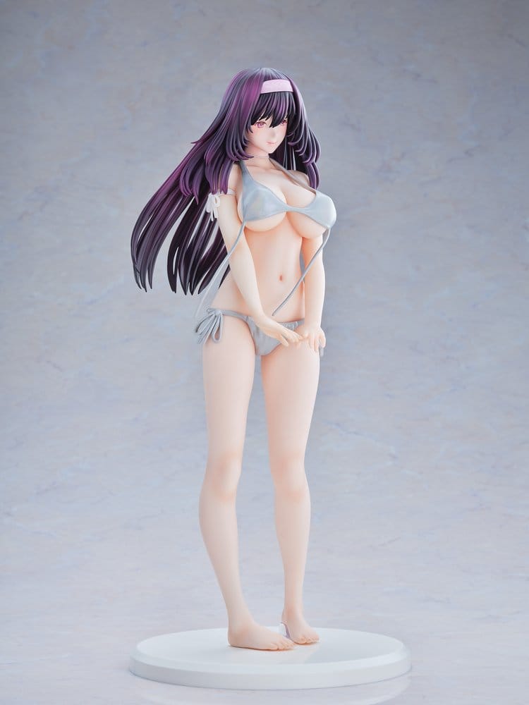 Original Model Statue 1/5 Tomoe Sakura Swimsuit Black Hair Wholesome Ver. Illustration by Toshi Tsutakaze 32 cm