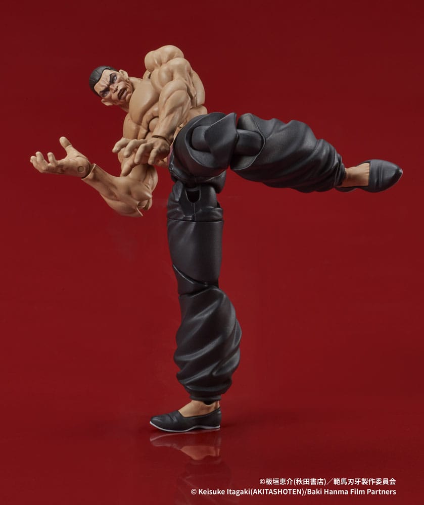 Baki Hanma Digaction Actionfigur Retsu Kaioh 7 cm