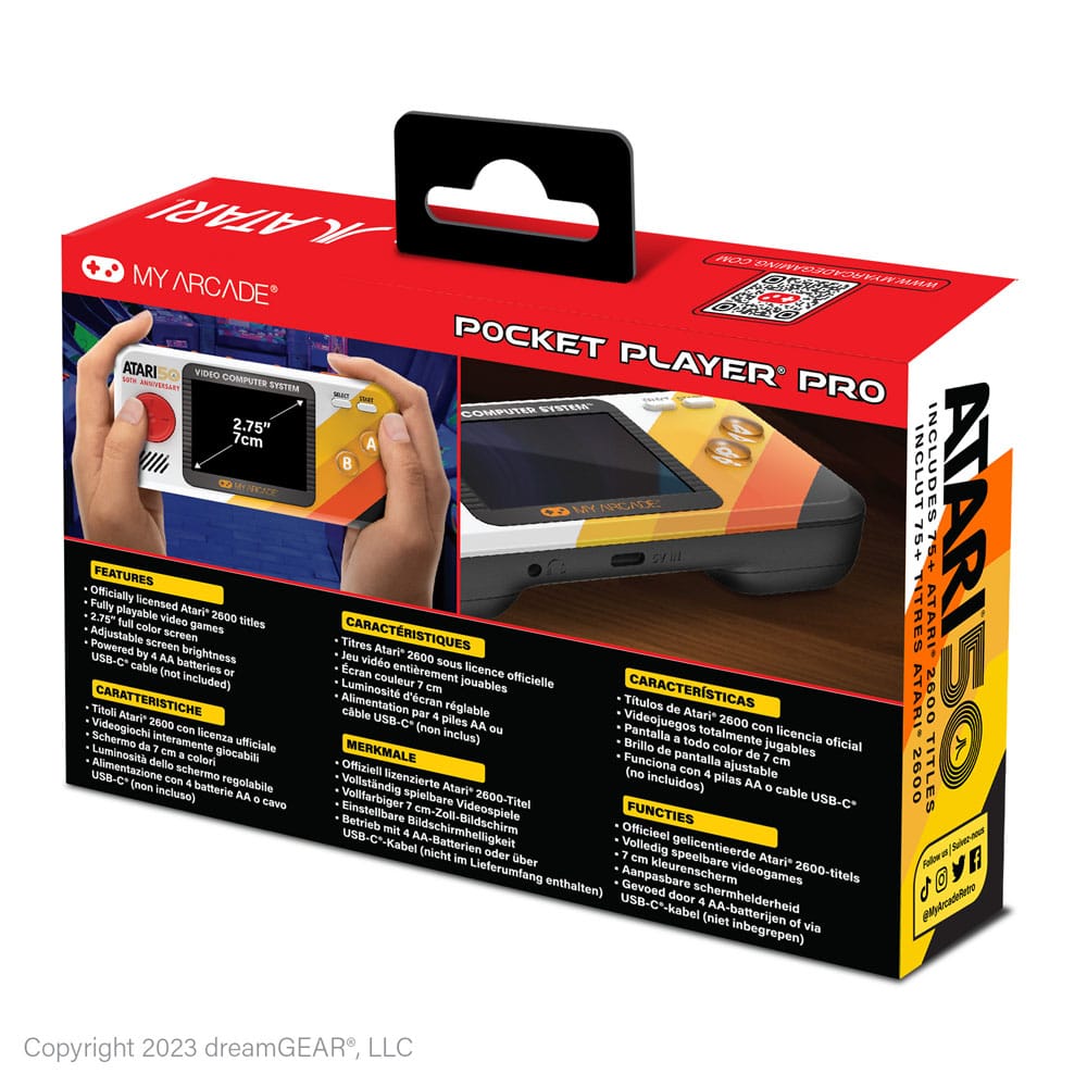 Atari tragbare Spielkonsole Pocket Player Pro