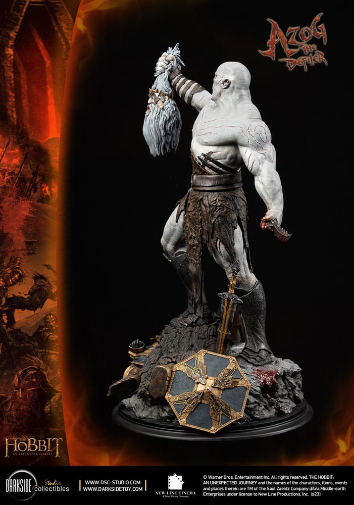 Der Hobbit QS Series Statue 1/4 Azog The Defiler John Howe Signature Edition Edition 68 cm