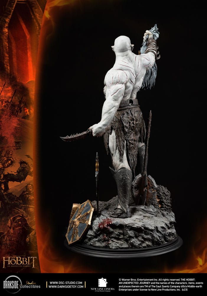 Der Hobbit QS Series Statue 1/4 Azog The Defiler John Howe Signature Edition Edition 68 cm