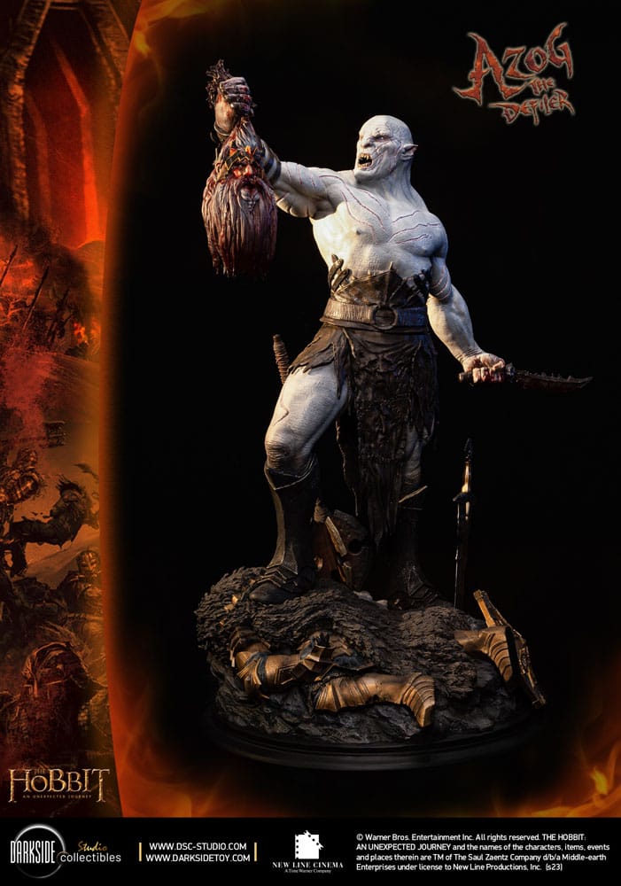 Der Hobbit QS Series Statue 1/4 Azog The Defiler John Howe Signature Edition Edition 68 cm