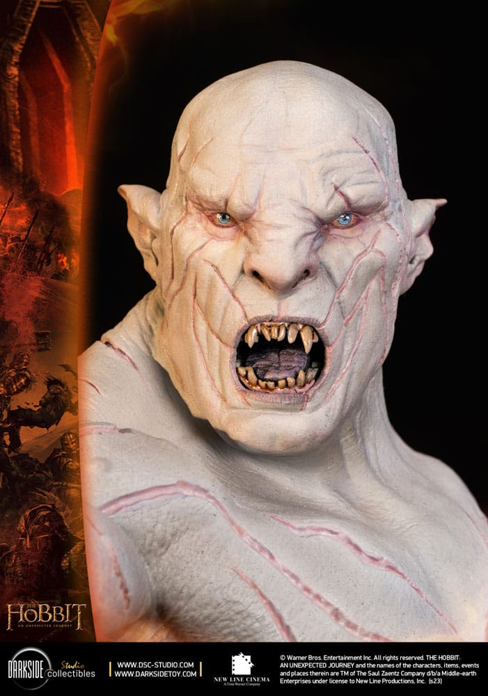 Der Hobbit QS Series Statue 1/4 Azog The Defiler John Howe Signature Edition Edition 68 cm