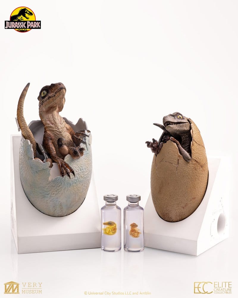 Jurassic Park Replik Velociraptor Hatching Egg 24 cm