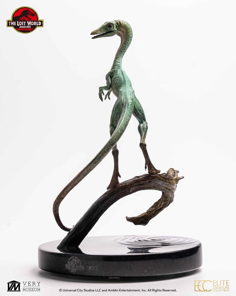 Vergessene Welt: Jurassic Park Statue 2/3 Compsognathus Bronze 28 cm