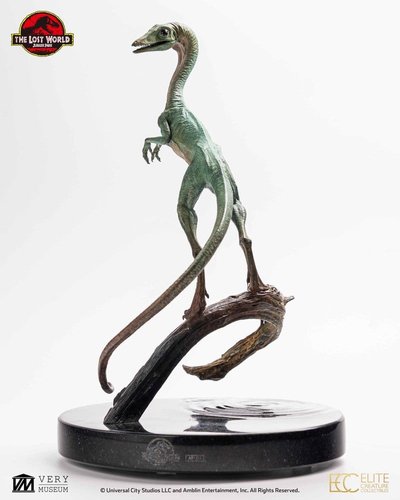 Vergessene Welt: Jurassic Park Statue 2/3 Compsognathus Bronze 28 cm