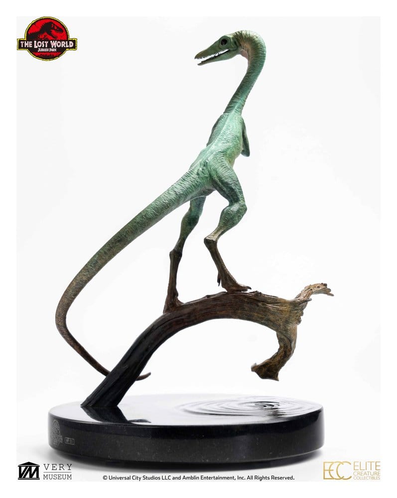 Vergessene Welt: Jurassic Park Statue 2/3 Compsognathus Bronze 28 cm