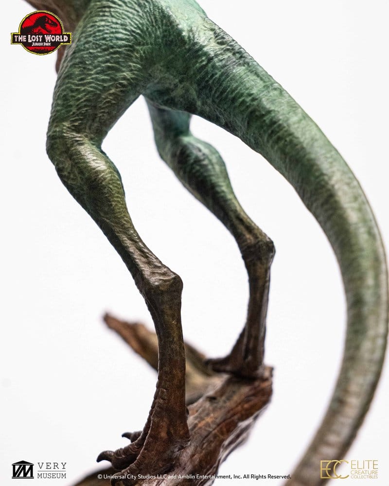 Vergessene Welt: Jurassic Park Statue 2/3 Compsognathus Bronze 28 cm