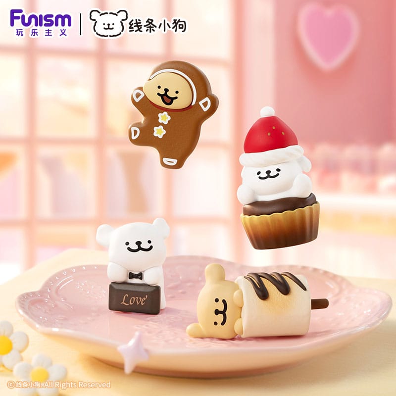 Maltese Sweet Box Series Minifiguren 3er-Pack Puppy Face 10 cm Display (6)
