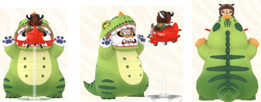 I Am Not Fat Tiger Roaring Love Series Minifiguren 9 cm Display (8)