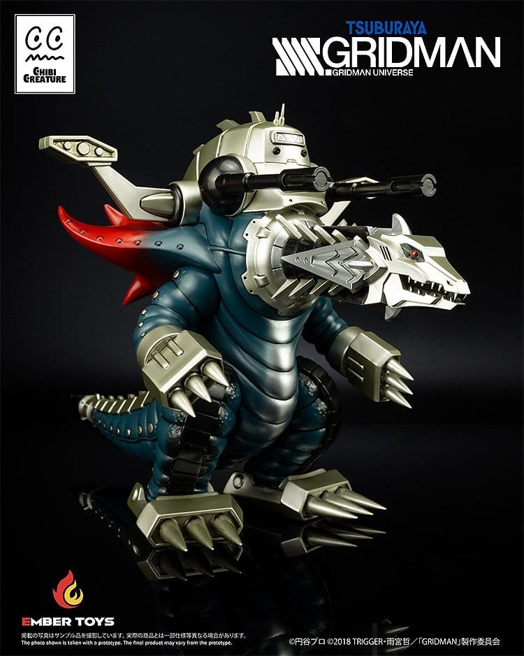 SSSS. Gridman Vinyl Figur Chibi Creature Mecha Ghoulghilas the Revenge Kaiju 14 cm