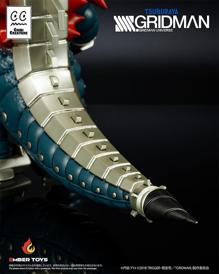 SSSS. Gridman Vinyl Figur Chibi Creature Mecha Ghoulghilas the Revenge Kaiju 14 cm