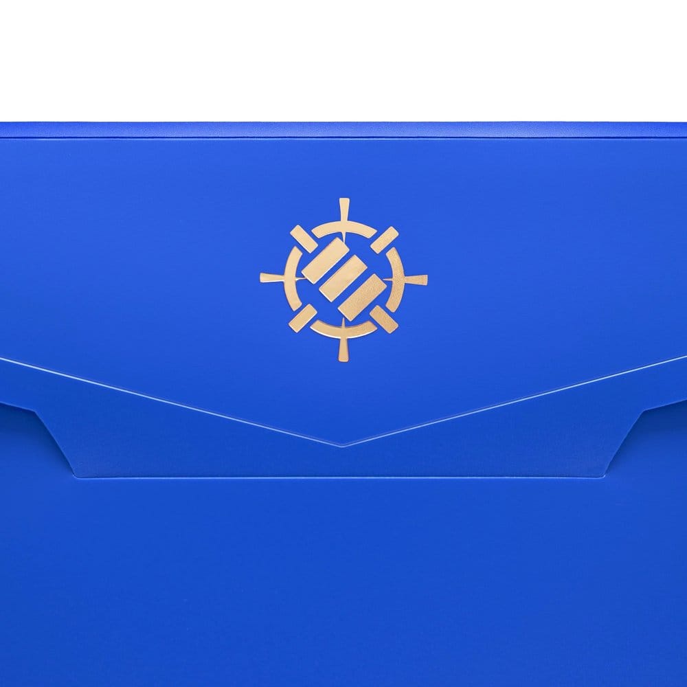 Enhance Binder 9 Pocket Kartenbinder Blau 30 x 25 x 3 cm