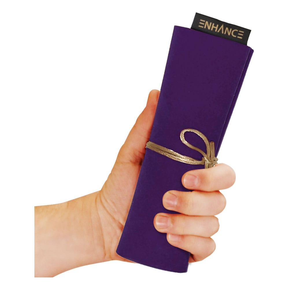 Enhance Tabletop Roll on a Scroll Würfeltasche mit Würfel Lila