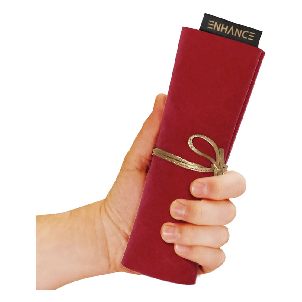 Enhance Tabletop Roll on a Scroll Würfeltasche mit Würfel Rot