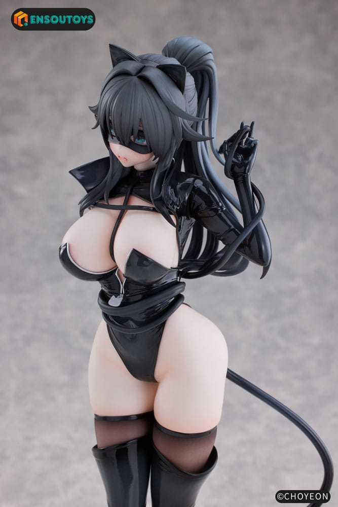 Original Character Statue 1/6 Cat Woman Happy-chan 27 cm