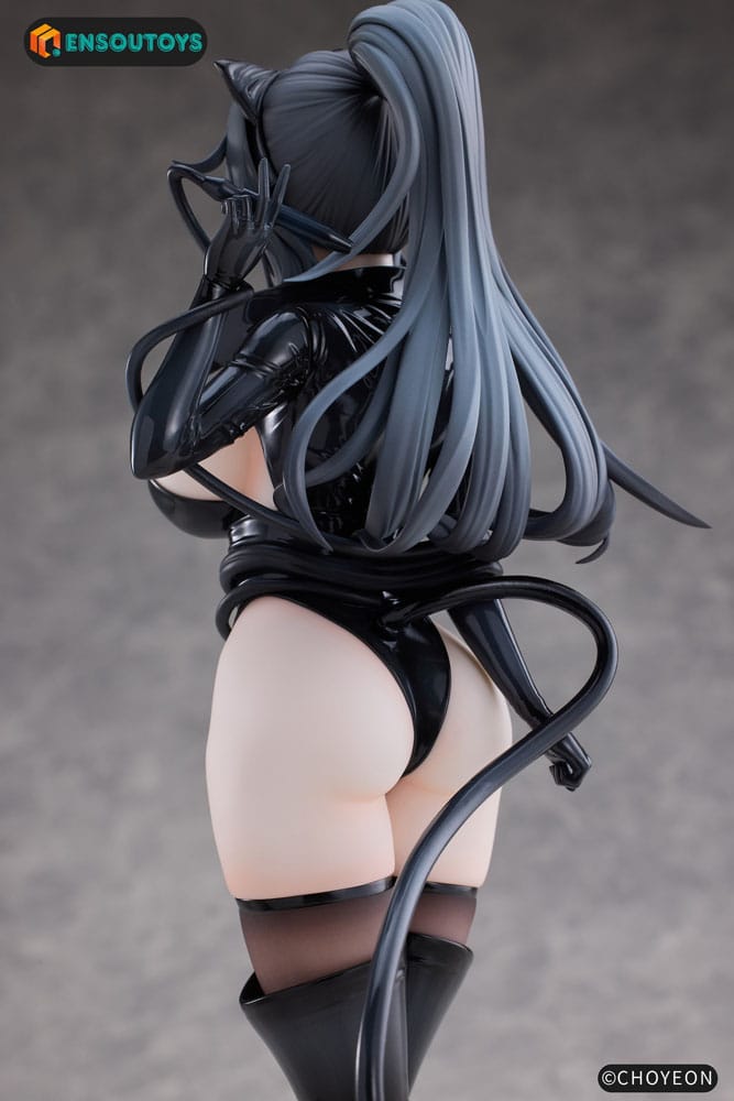Original Character Statue 1/6 Cat Woman Happy-chan 27 cm