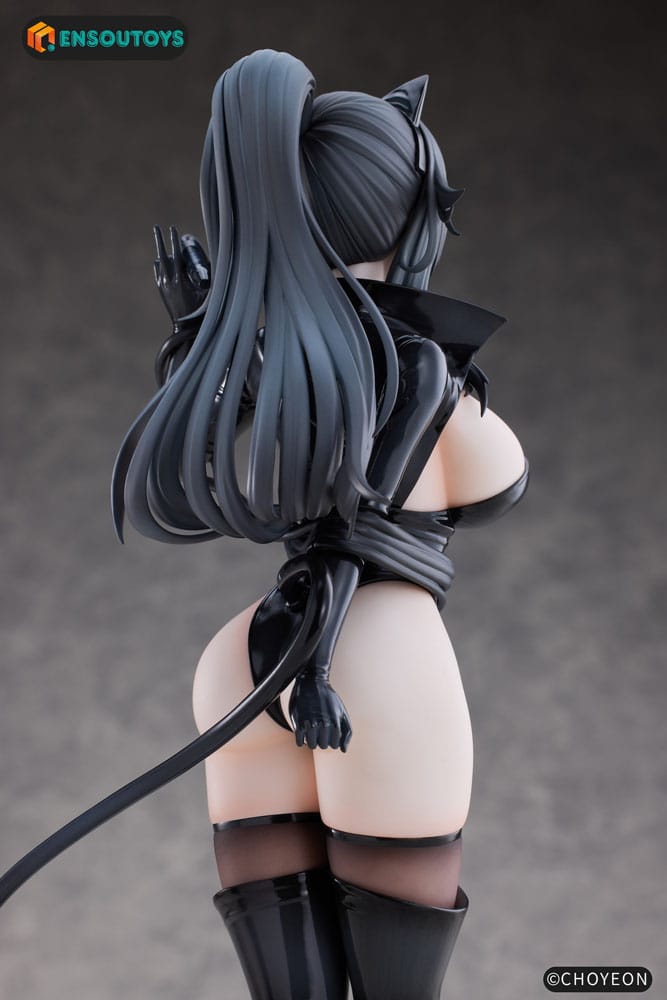 Original Character Statue 1/6 Cat Woman Happy-chan 27 cm