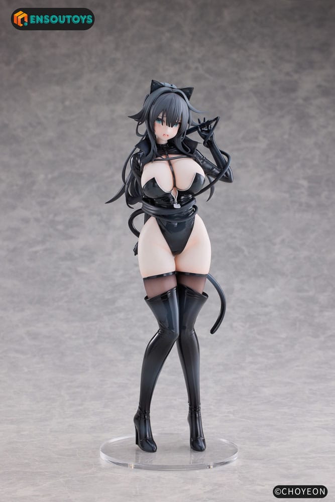 Original Character Statue 1/6 Cat Woman Happy-chan 27 cm