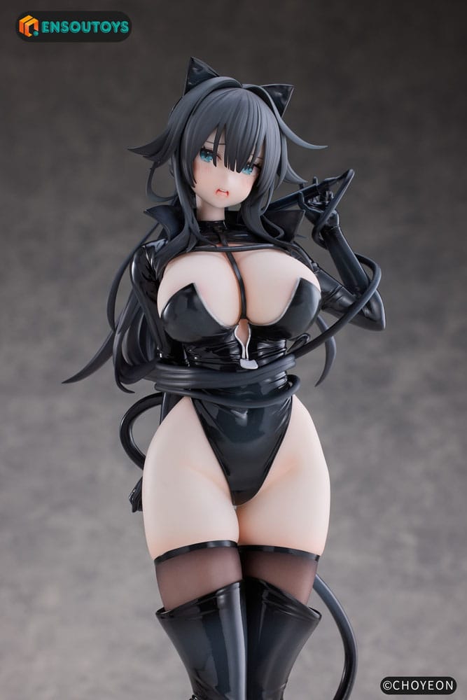 Original Character Statue 1/6 Cat Woman Happy-chan 27 cm