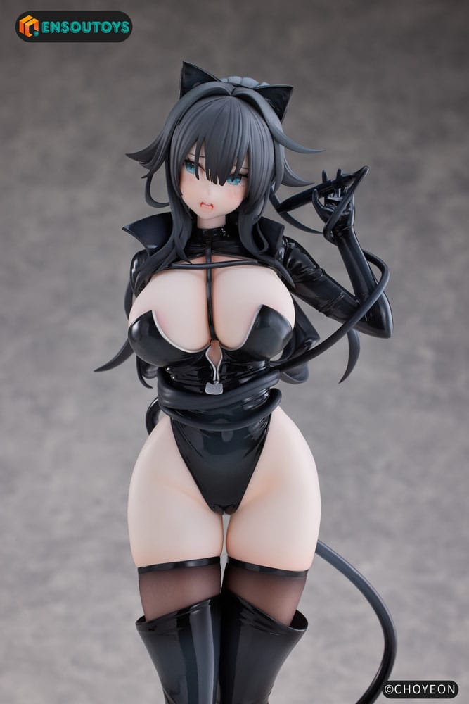 Original Character Statue 1/6 Cat Woman Happy-chan 27 cm