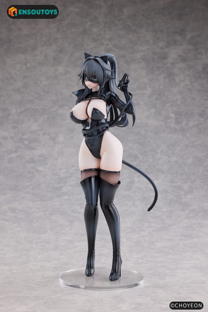 Original Character Statue 1/6 Cat Woman Happy-chan 27 cm