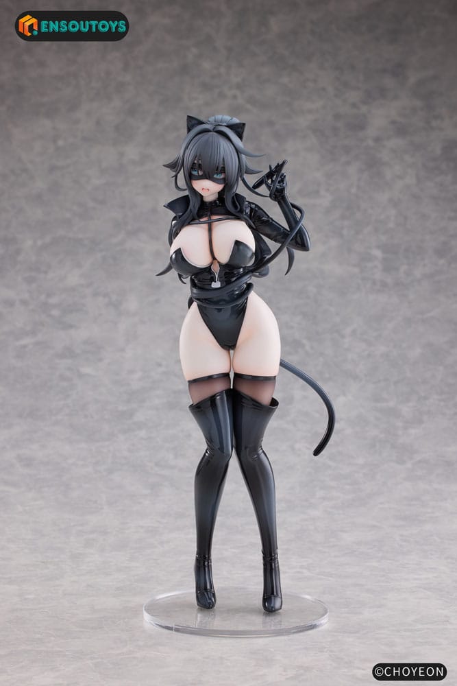 Original Character Statue 1/6 Cat Woman Happy-chan 27 cm