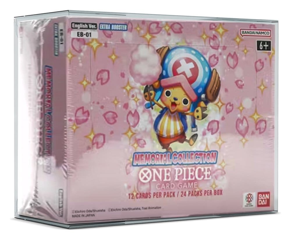 Evoretro PET Gehäuse 5er-Pack für One Piece Booster Box (Englisch, OPP 4-6) 12 x 6 x 15 cm